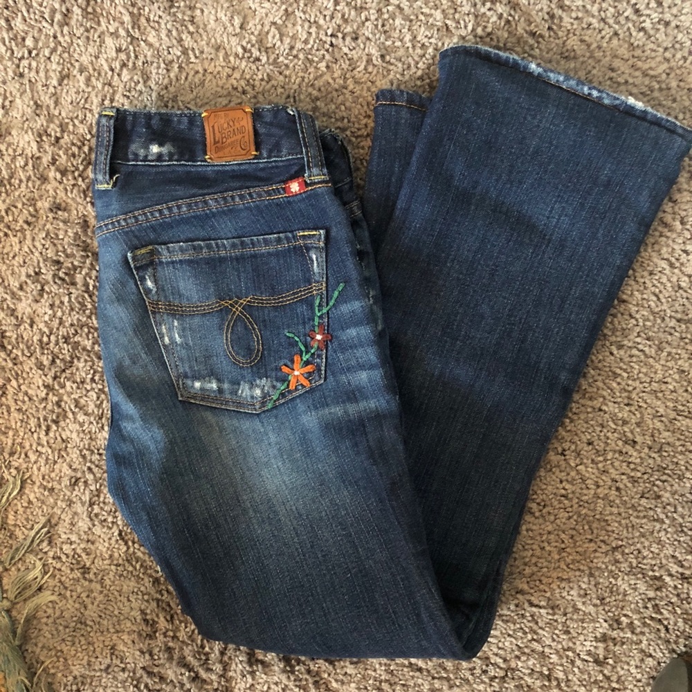 Lucky Lola Boot with embroidery, size 26